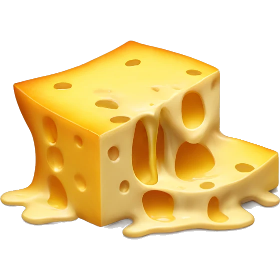 melting cheese emoji
