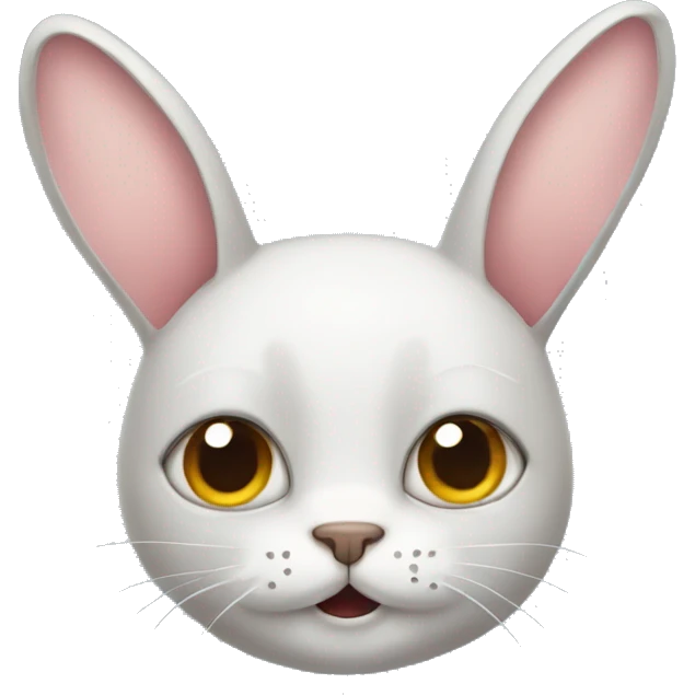 Cat with rabbit ear emoji