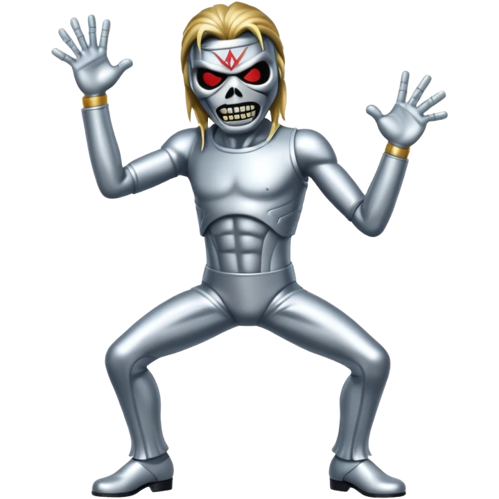 iron maiden monster eddie disco dance emoji