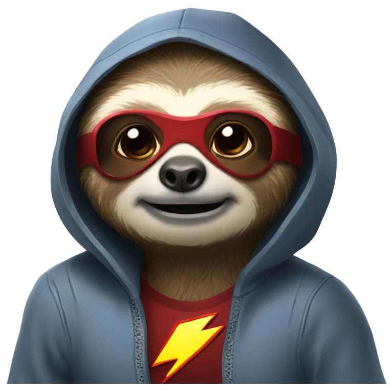 tired sloth The Flash shows thumbs up emoji