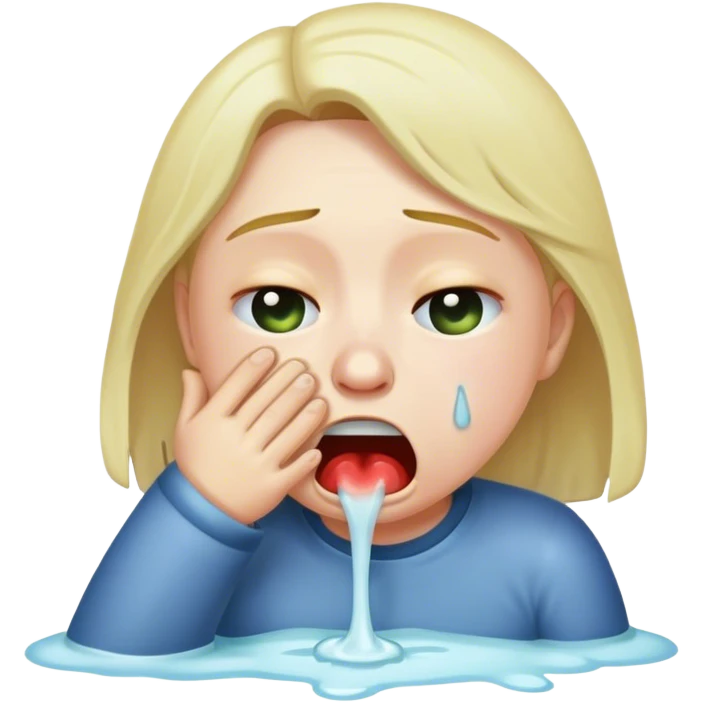 puking crying shitting emoji