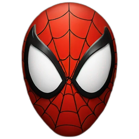 Spider man sur un mur emoji