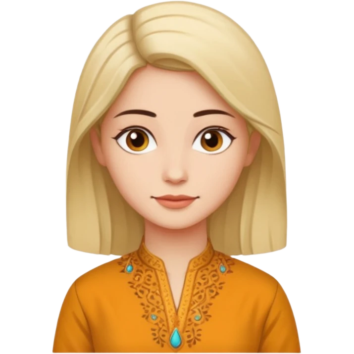 kurta wearing woman emoji
