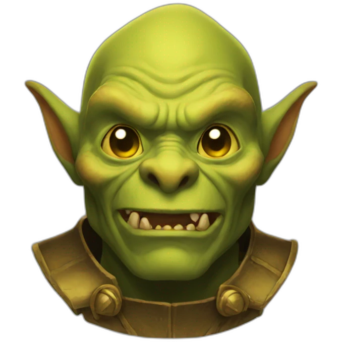 Golden goblin emoji