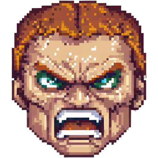 angry and aggressive face emoji