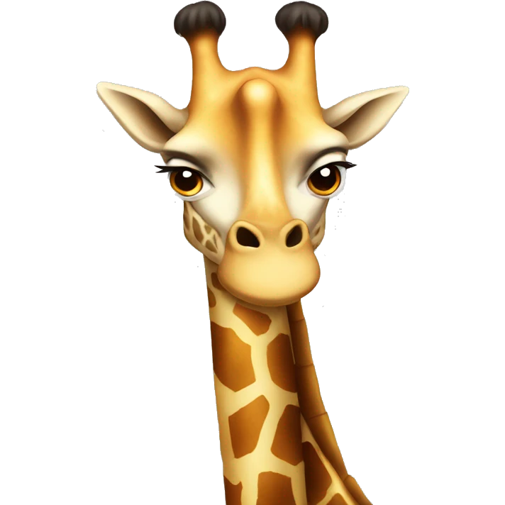 Angry giraffe emoji