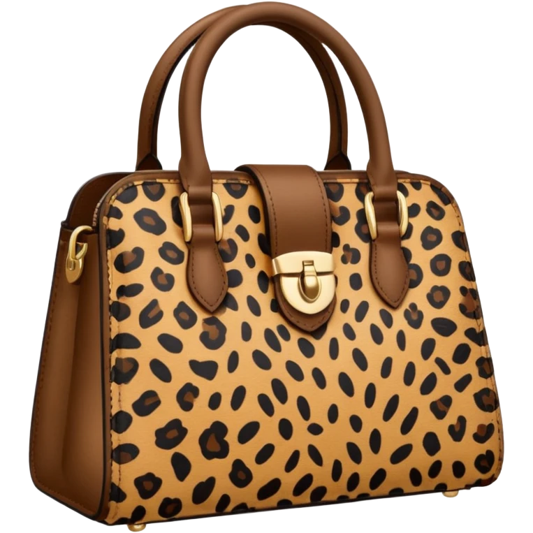 leopard print bag emoji