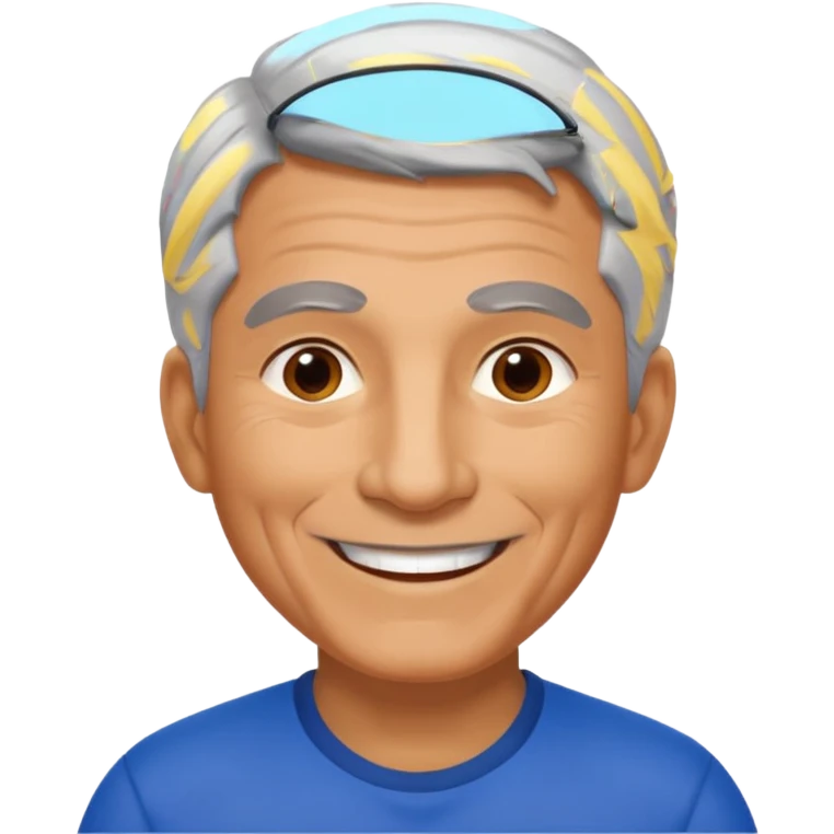 émoji d'un coach agé sportif emoji