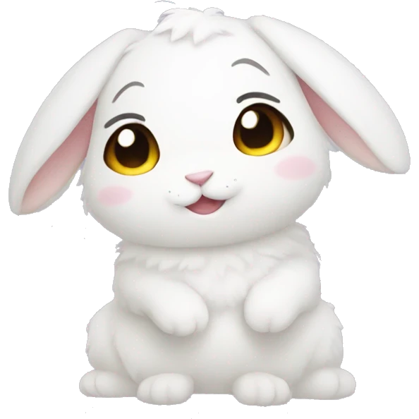 Cute Anime Rabbit emoji
