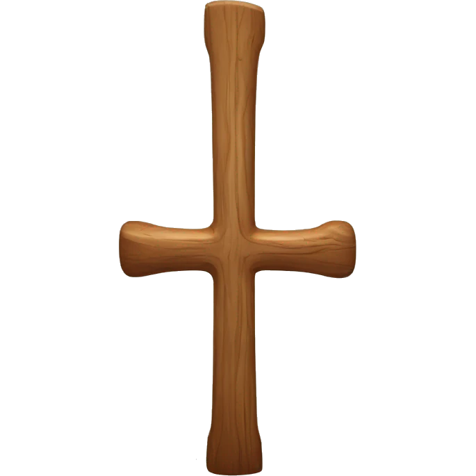 Cruz de madera  emoji