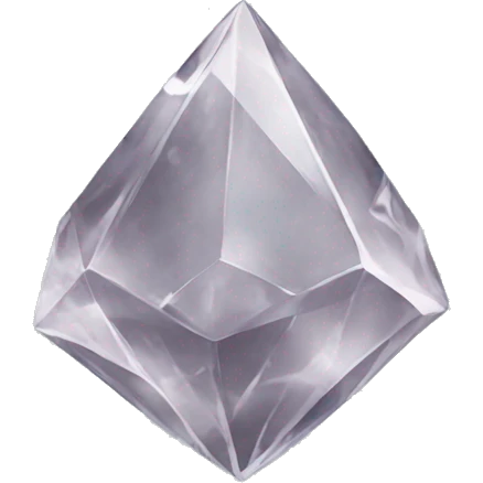 a clear quartz emoji