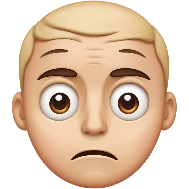 I need like a crashed out face emoji , like they are bewildered  emoji