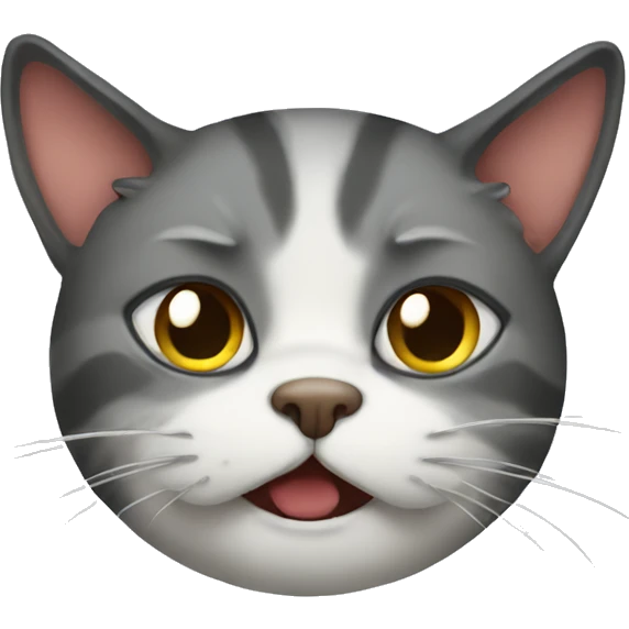 Sick cat emoji