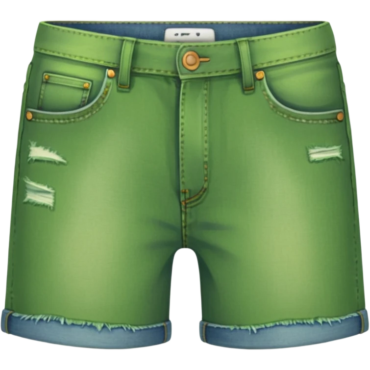 green jean shorts emoji