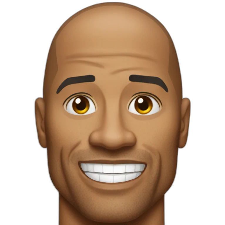 Dwayne Johnson emoji