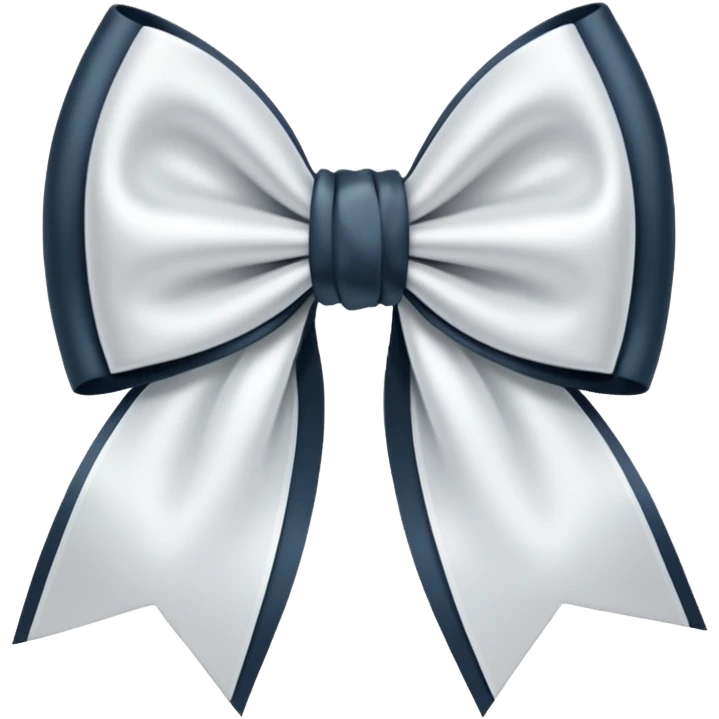 White bow emoji
