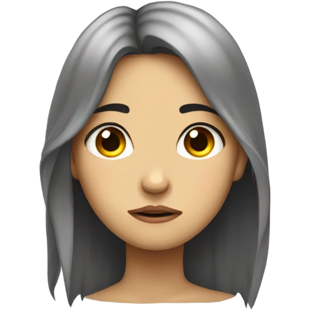 Girl crying emoji