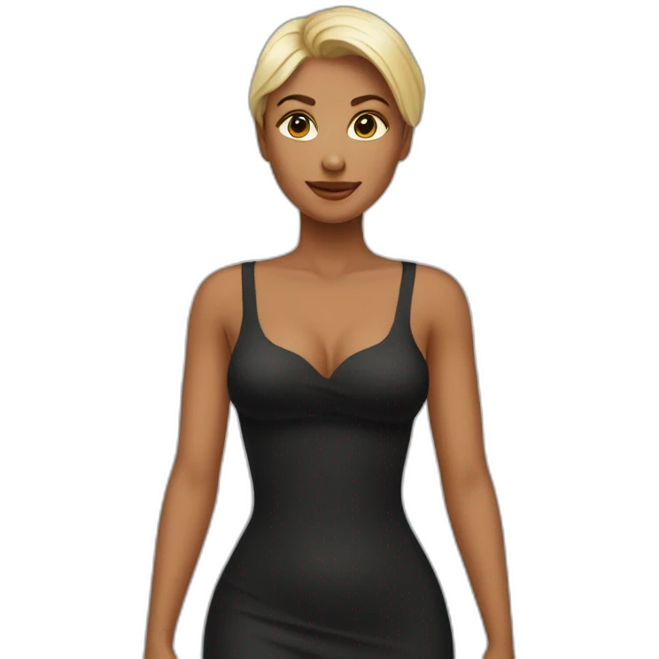 skin tight dress emoji
