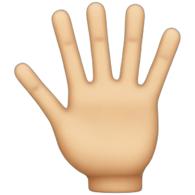 3 fingers emoji
