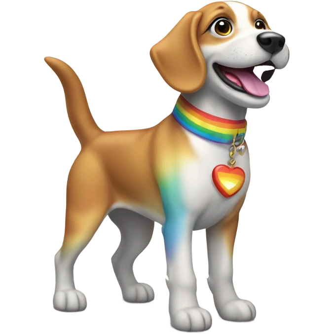 Gay dog emoji