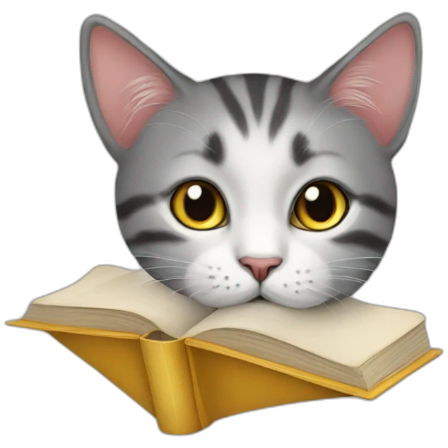 cat;book emoji