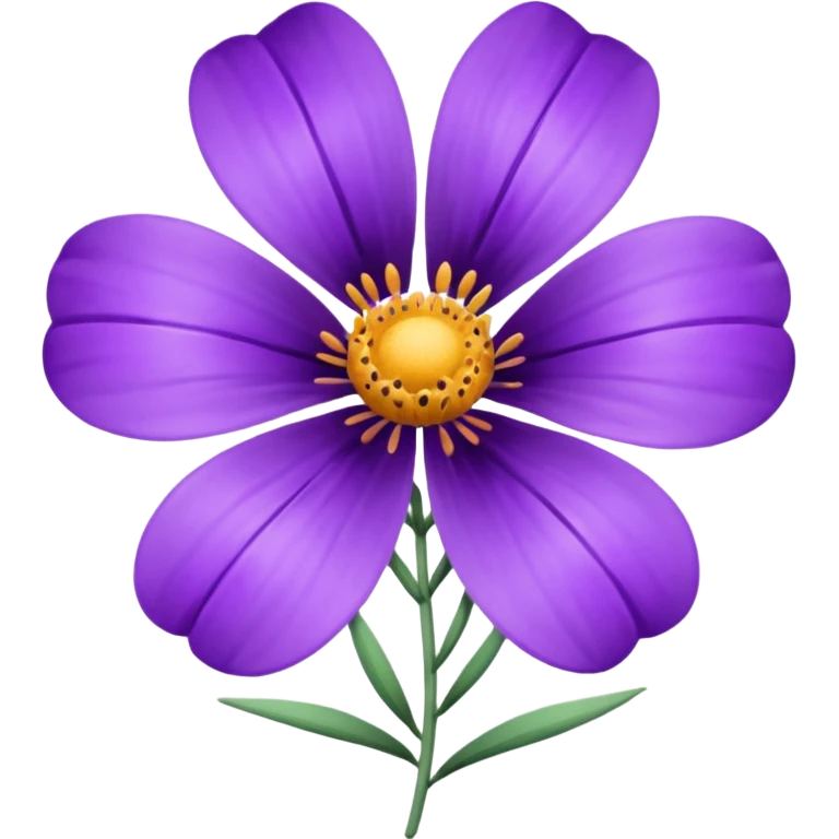 purple flower emoji
