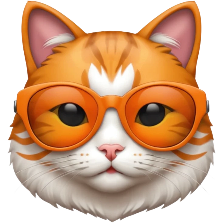 Cat wearing sunglasses emoji