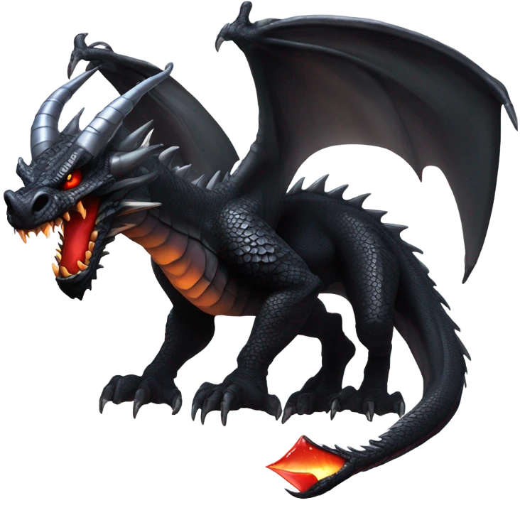 black dragon emoji