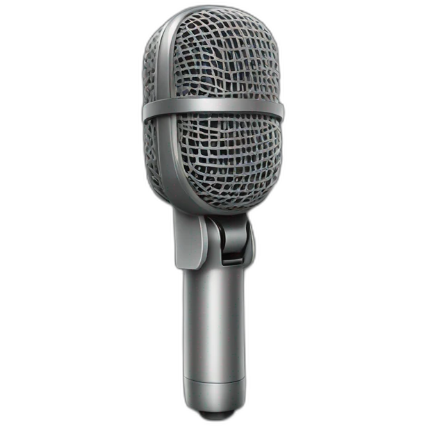 Wireless small microphone emoji