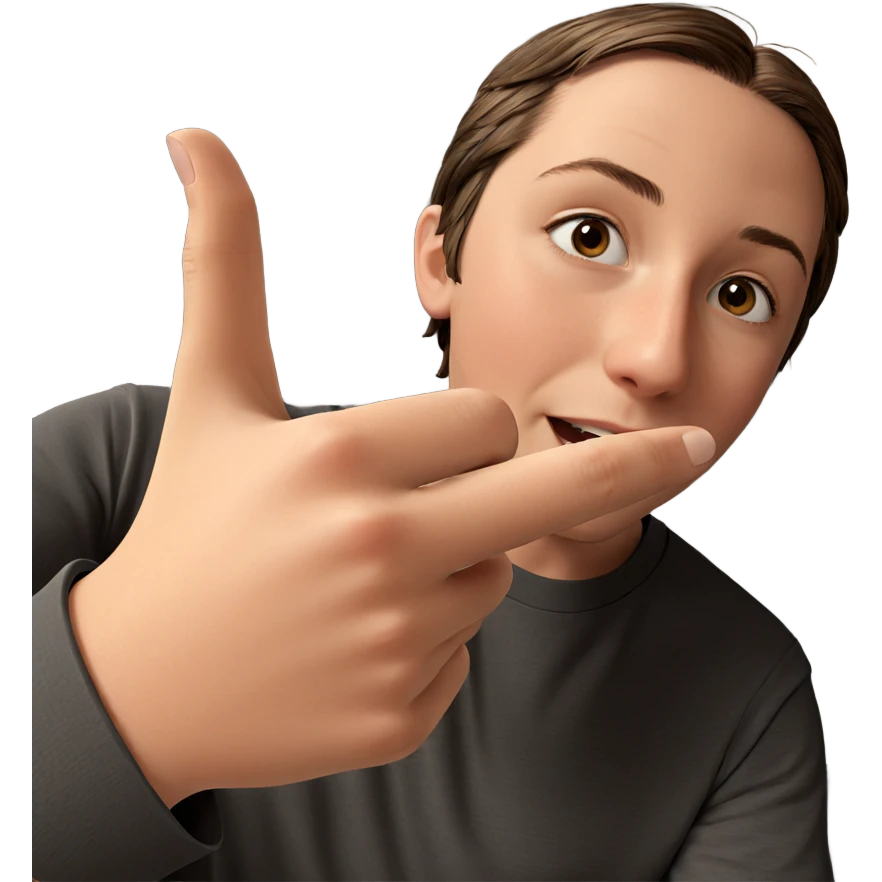 brown haired boy indoors emoji