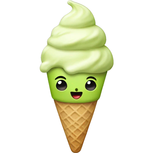 pistachio ice cream emoji