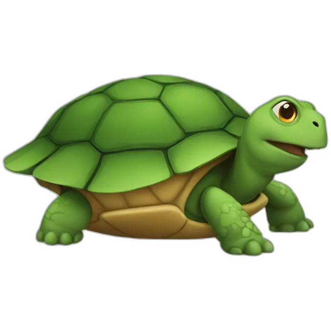 Chat sur tortue emoji