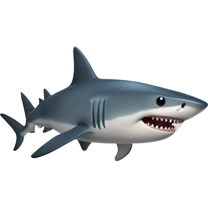 shark with topha emoji