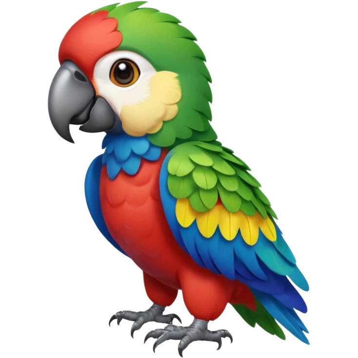 colorful parrot  emoji