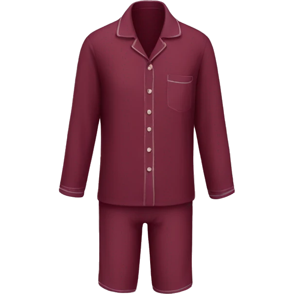 Burgundy pj emoji