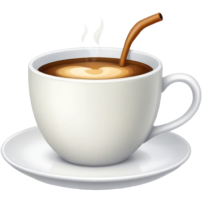 Coffe with milk  emoji