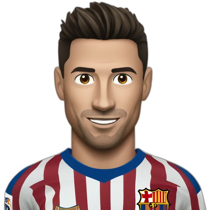 Ronaldo better Messi emoji