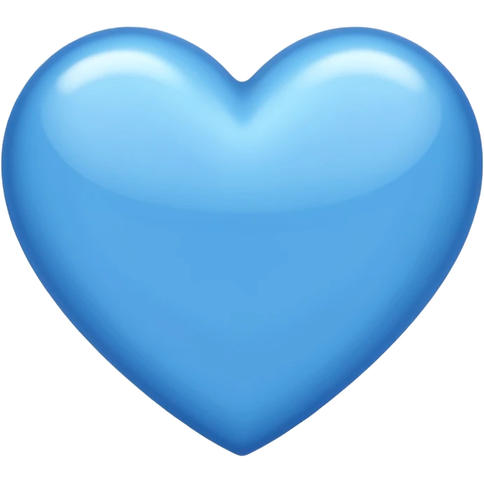 blue heart emoji