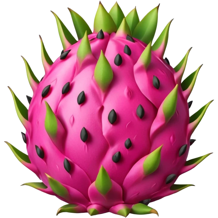 Dragon fruit emoji not spiny  emoji
