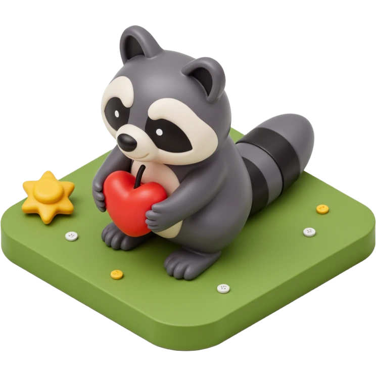 Raccoon emoji