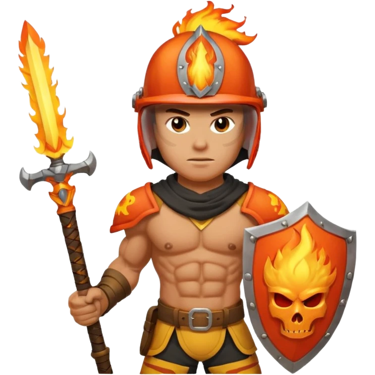 fire warrior emoji