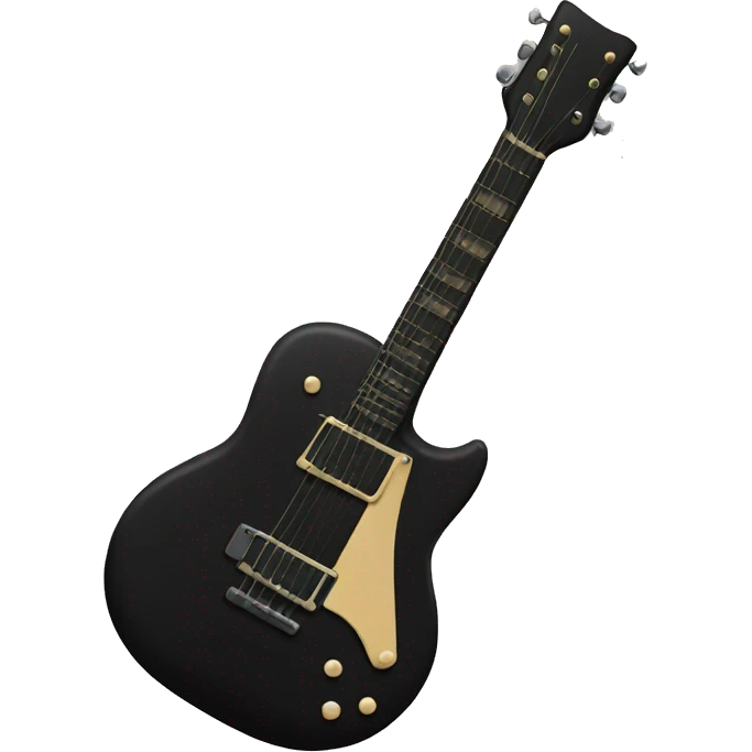 Black Guitar emoji