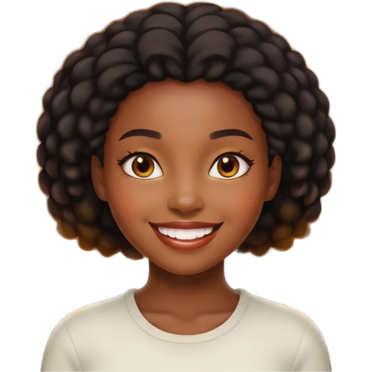Black girl emoji