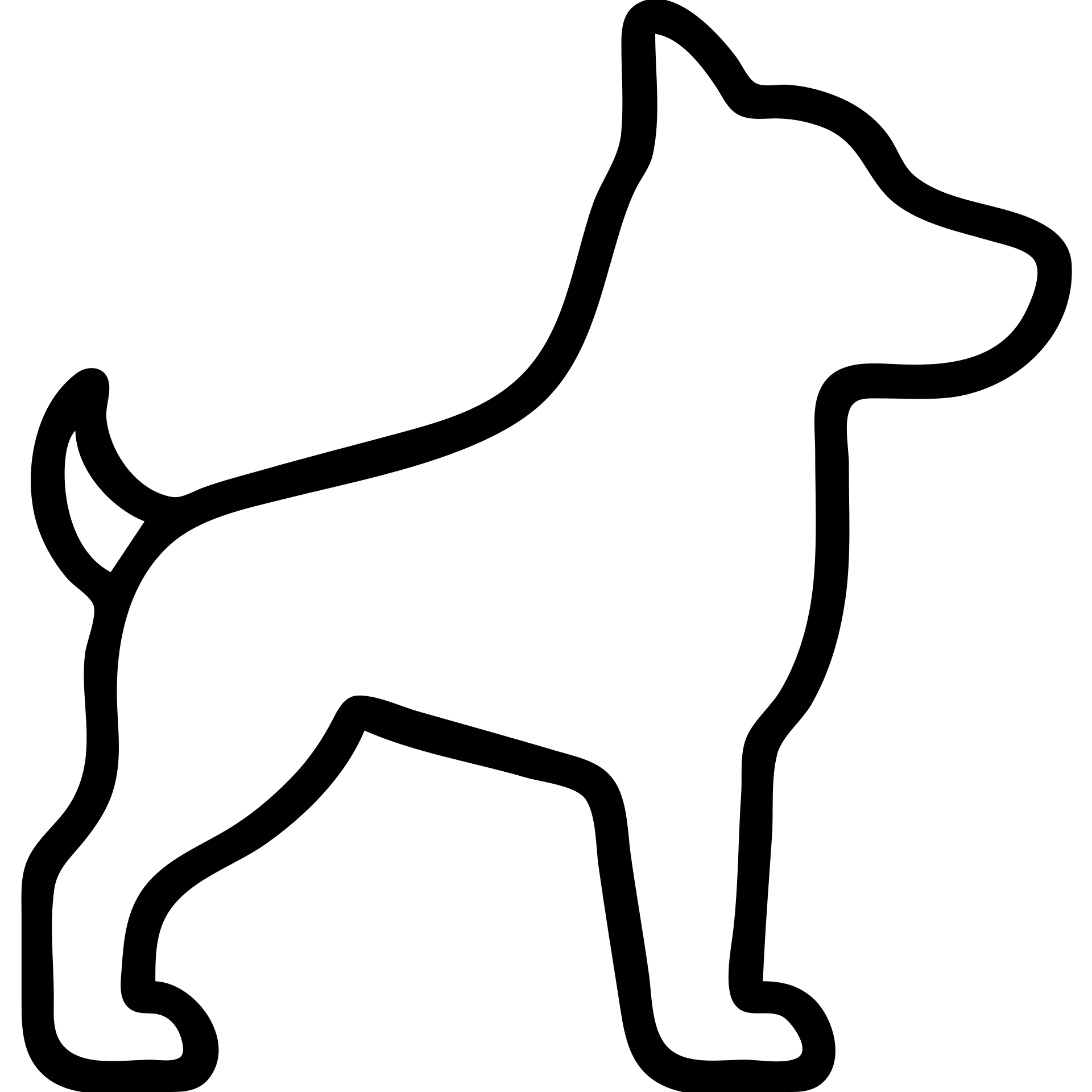 outlined dog icon emoji