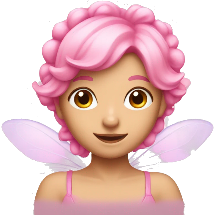 Pink fairy  emoji