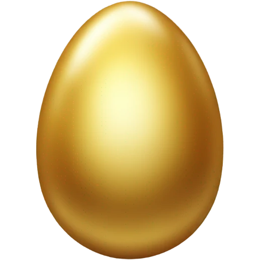 Golden egg emoji
