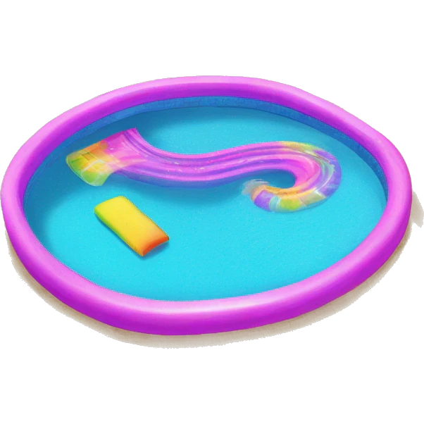 lisa frank pool emoji