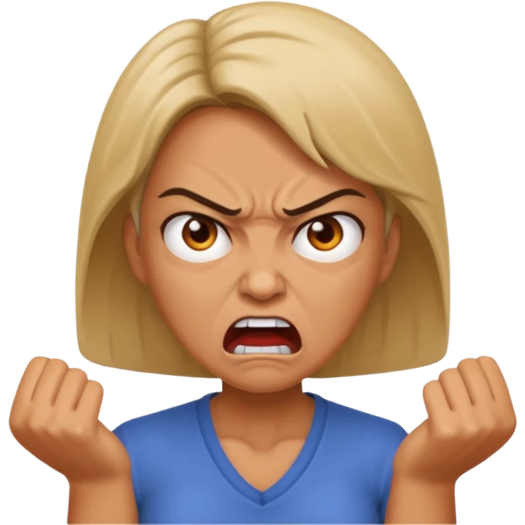 Mad mom emoji