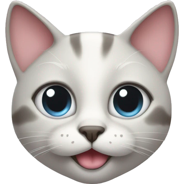 cat face with love heart in eyes emoji