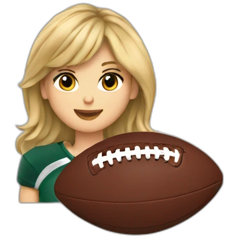 Football + Taylor swift emoji